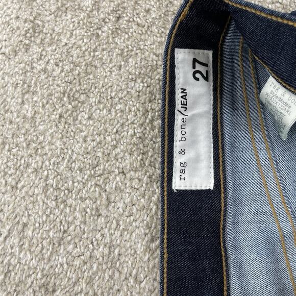 NEW Rag Bone Women Jeans Size 27 Denim 10 Inch Skinny High Rise 31" Inseam 51-21 - Picture 5 of 10